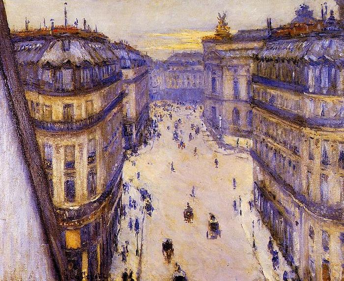 Gustave Caillebotte Rue Halevy France oil painting art